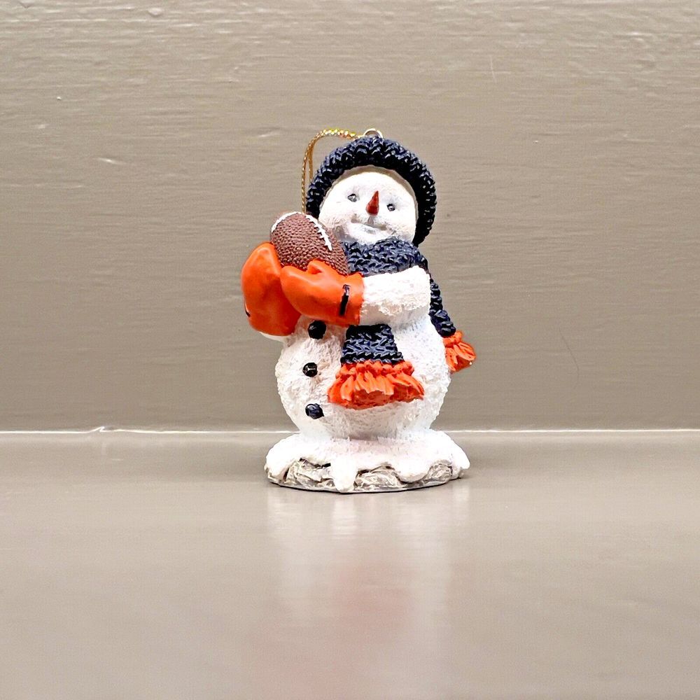 Auburn University Christmas‎ Ornament Henry  Snowman 1st Edition 2000 Football